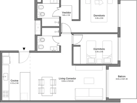 Departamento en Venta en Villa Pueyrredon, USD 200.250