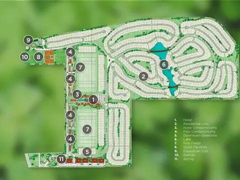 VENDE LOTE de 758 m2 en GreenVille Polo & Resort. Hudson.