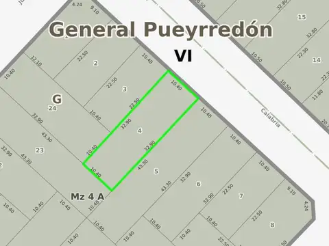 Terreno en Venta de 342,0 m2