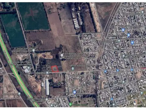 Eva Perón al 1800 - Baigorria -  Lote industrial 2500 m2