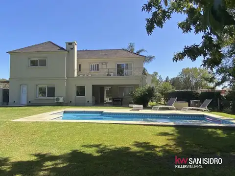 Casa en alquiler, 3 dormitorios en Pilar - Boca Raton, con vista al golf y parrilla