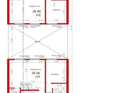 Departamento en Venta de 1 dormitorio