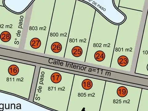 Terreno en Venta de 805,0 m2