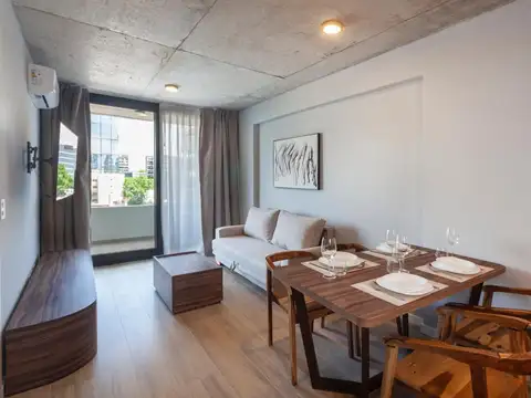 Lujoso 2 ambientes amoblado y equipado con Amenities y Balcon en Palermo