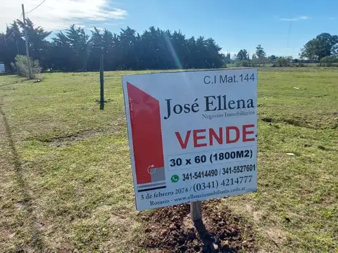 Terreno en Venta 30  mts Frente