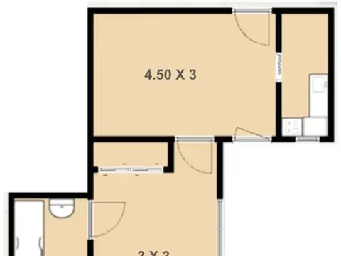 Departamento en Venta en Caballito, USD 59.900