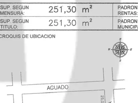 Terreno en Venta en Mendoza, USD 45.000