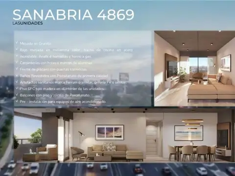 Departamento en Venta de 3 ambientes