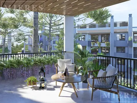 Departamento 4 ambientes c/ jardin  en Green Palmers