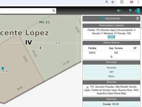 Galpon en Venta 11  mts Fondo