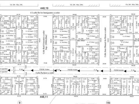 Terreno en Venta 27  mts Fondo