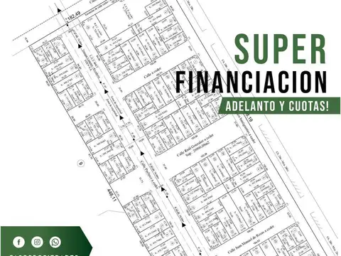 Terreno en Venta 27  mts Fondo