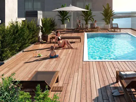 Departamento 3 ambientes con 2 baños