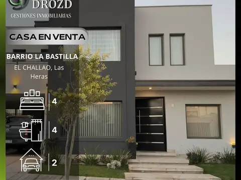 Casa en venta de 4 dormitorios c/ cochera en El Challao