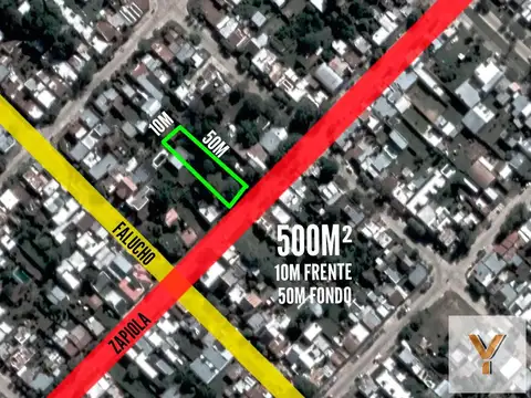 Terreno en venta - 500mts2 - Bolivar