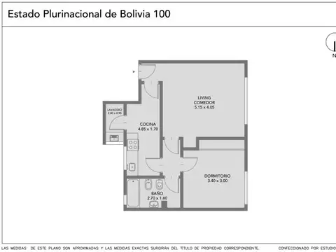 Departamento en Venta de 2 ambientes