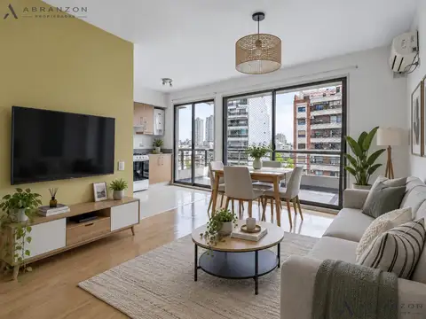 Av. Honorio Pueyrredon 300 Caballito 2 ambientes piso alto vista abierta