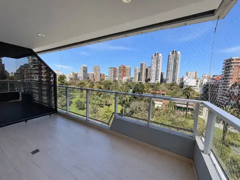 ALQUILER DEPARTAMENTO 4 AMBIENTES AL FRENTE + COCHERA SUPER LUMINOSO CON VISTA AL PARQUE LAS HERAS