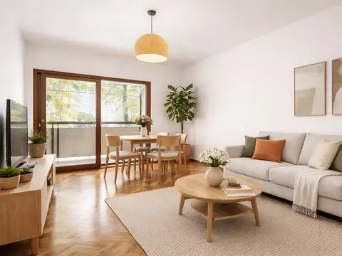 3 AMBIENTES RECICLADO MUY LUMINOSO CON BALCON