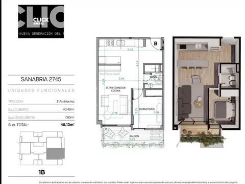 Departamento en Villa Devoto