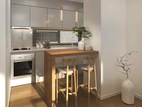 Departamento 2 ambientes con 1 baño