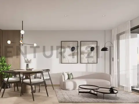 Departamento de 2 ambientes al contrafrente, balcon aterrazado, toilette y suite, Premium, a estrena