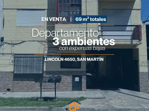 Departamento En Venta En San Martín Centro Con Cochera