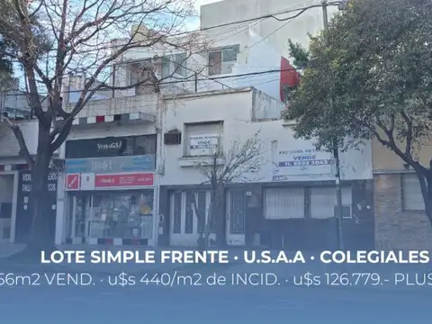 Venta. Terreno. USAA. 1.156 m² Vendibles. Av. Forest. Colegiales