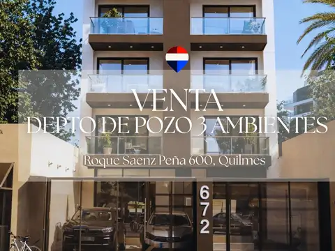 VENTA DPTO 3 AMBIENTES EN POZO – QUILMES OESTE