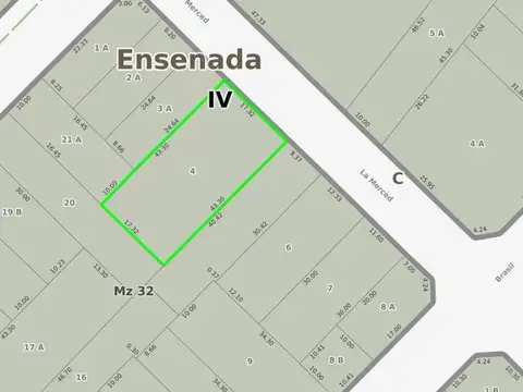 Terreno en Venta en Ensenada, USD 69.000