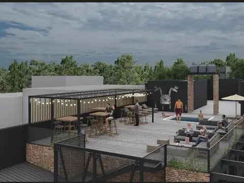 Departamento 2 ambientes con 1 baño