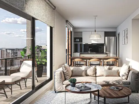 Departamento 2 ambientes con 1 baño