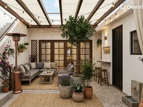 Depto Tipo Casa 4 ambientes con 2 baños