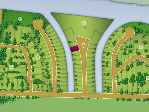 Terreno en Venta 12,50  mts Fondo