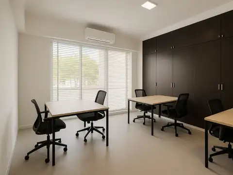 Oficina Monoambiente con 2 baños