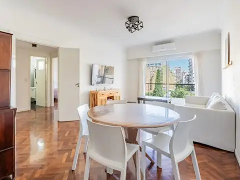 Luminoso 3 amb + escritorio con vista a pulmon abierto 