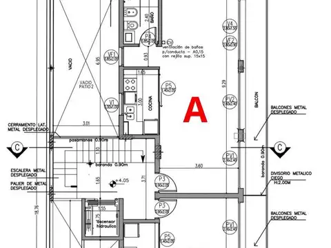 Departamento en Alquiler de 1 dormitorio