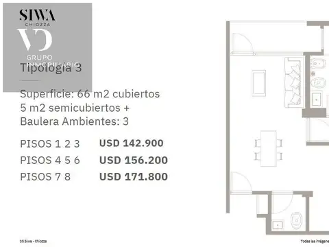Departamento en Venta al Oeste