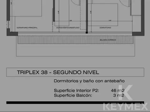 Departamento en Venta de 3 ambientes
