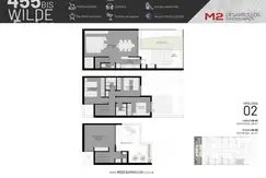 Complejo Green | Wilde 455 Bis  Fisherton de 1 Dormitorios