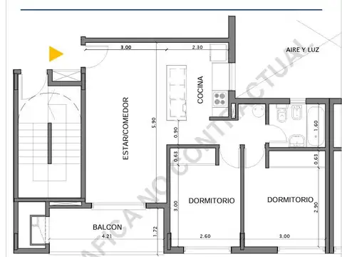 Departamento en Venta Apto profesional