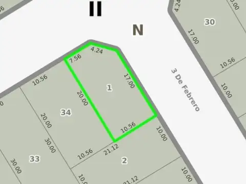 Sarmiento y 3 de Febrero