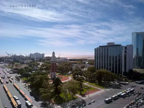 Oficina en Alquiler piso de 370m2 con vistas al río! Frente Plaza G. San Martín.