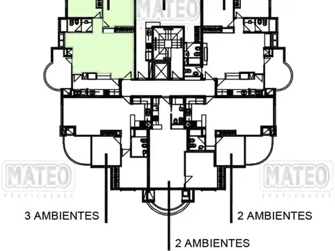 Departamento en Venta de 3 ambientes
