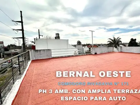 VENTA PH 3 AMBIENTES CON TERRAZA BERNAL OESTE