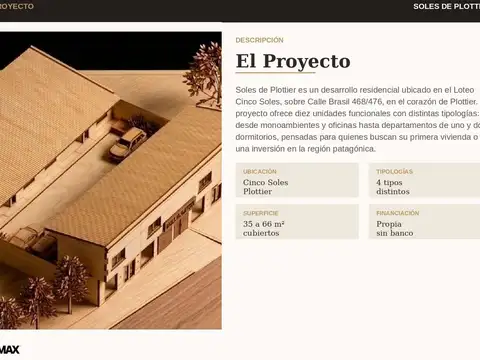 Departamento en Venta de 2 ambientes