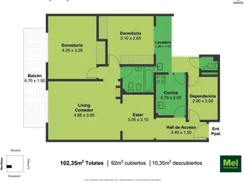 Senillosa 200, Piso 1