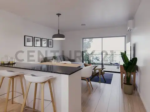 Departamento Monoambiente con 1 baño