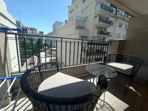 Alquiler amoblado monoambiente! amenities seguridad 24 hs recoleta