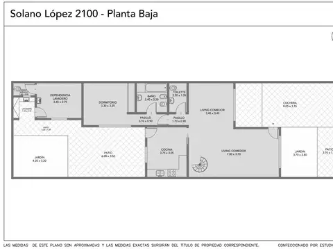 Depto Tipo Casa 4 ambientes con 4 baños